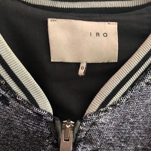 IRO Jackets & Coats - Iro Queeny Sequin Baseball Varsity Jacket IRO Jackets & Coats - Iro Queeny Sequin Baseball Varsity Jacket